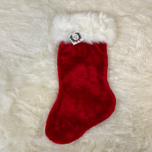 Classic Plush Christmas Stocking