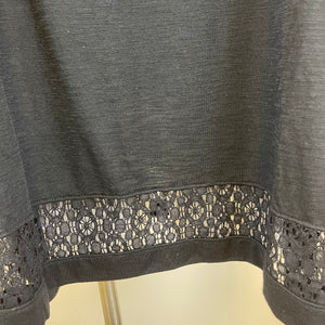 Just My Size Plus Size Tee Shirt With Lace Trim