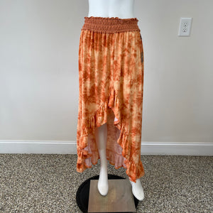 Poof New York Tie Dyed Hi-Low Skirt