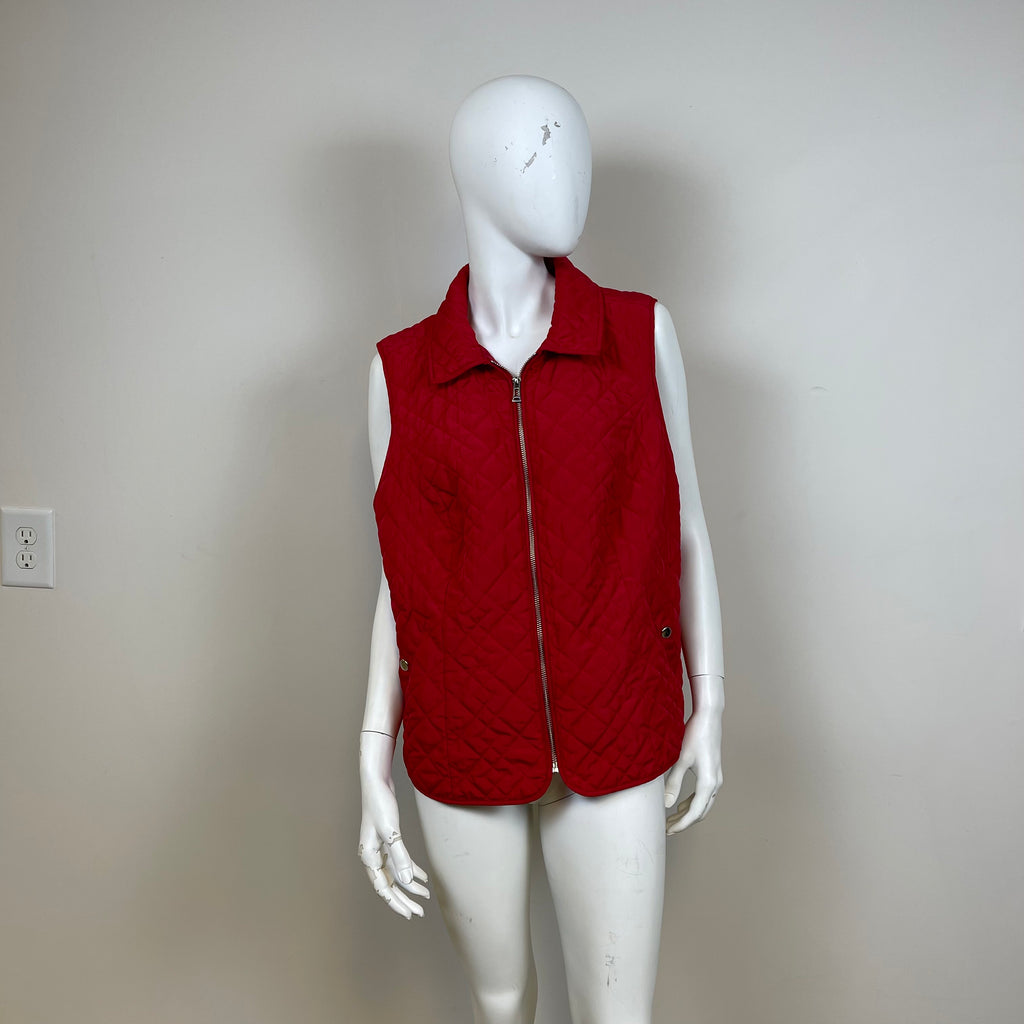 Cj Banks Quilted Vest