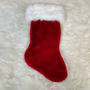 Classic Plush Christmas Stocking