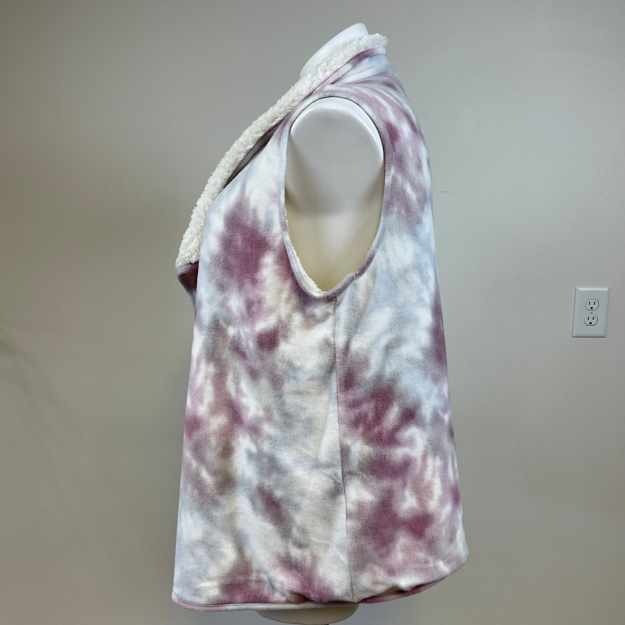 Adyson Parker Plus Size Tie Dyed Vest- pink