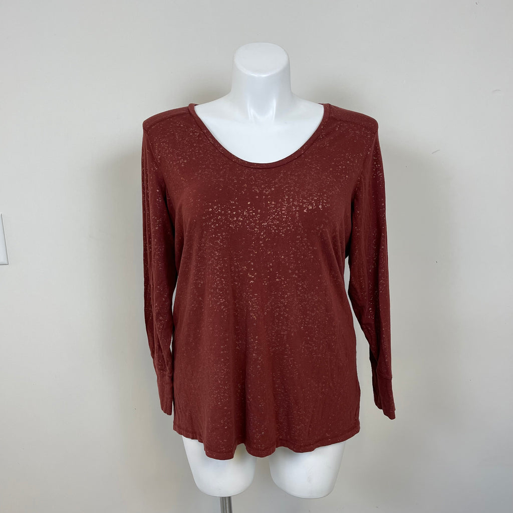 A.n.a Plus Size Long Sleeve Shirt