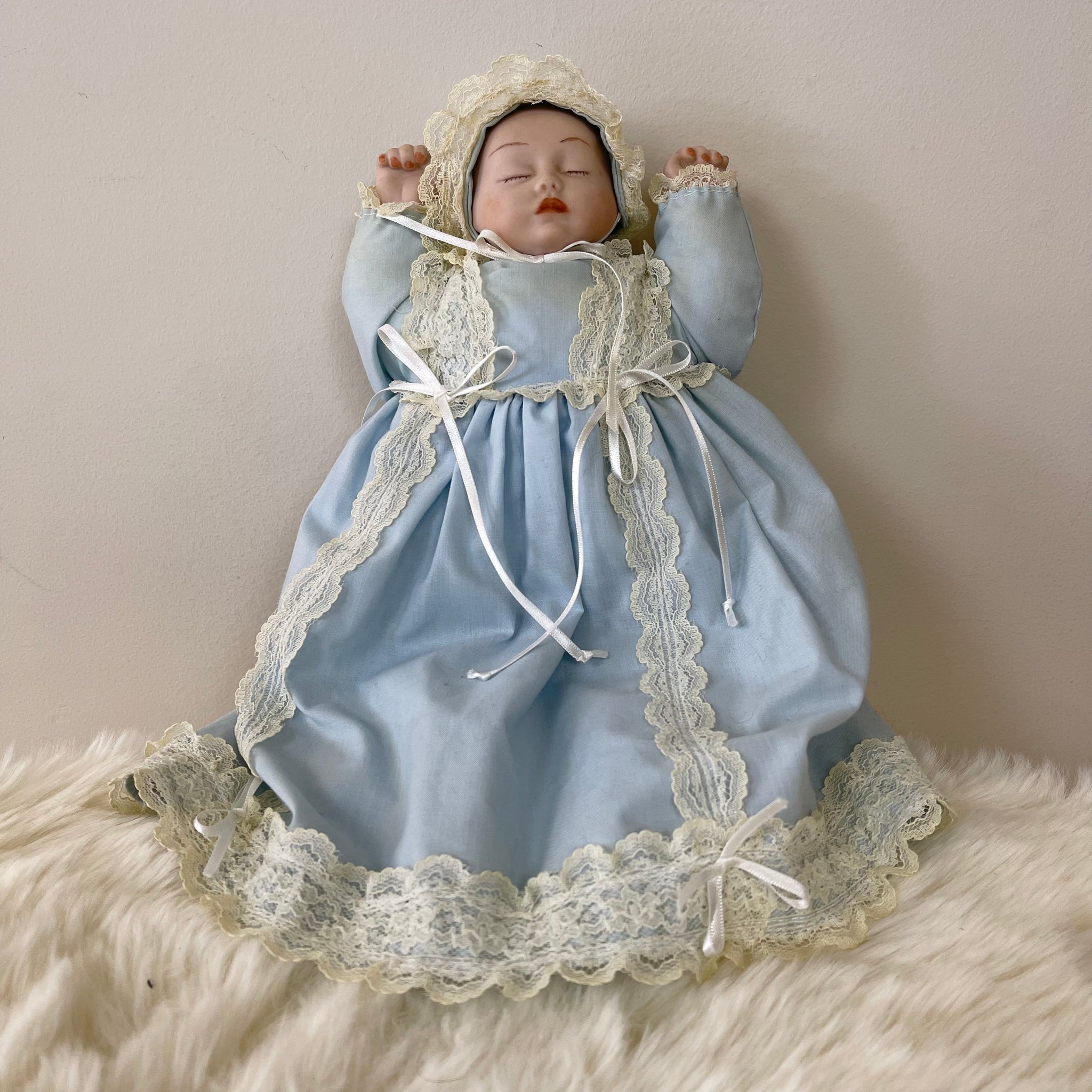 Set of 4 Vintage Porcelain Baby Dolls