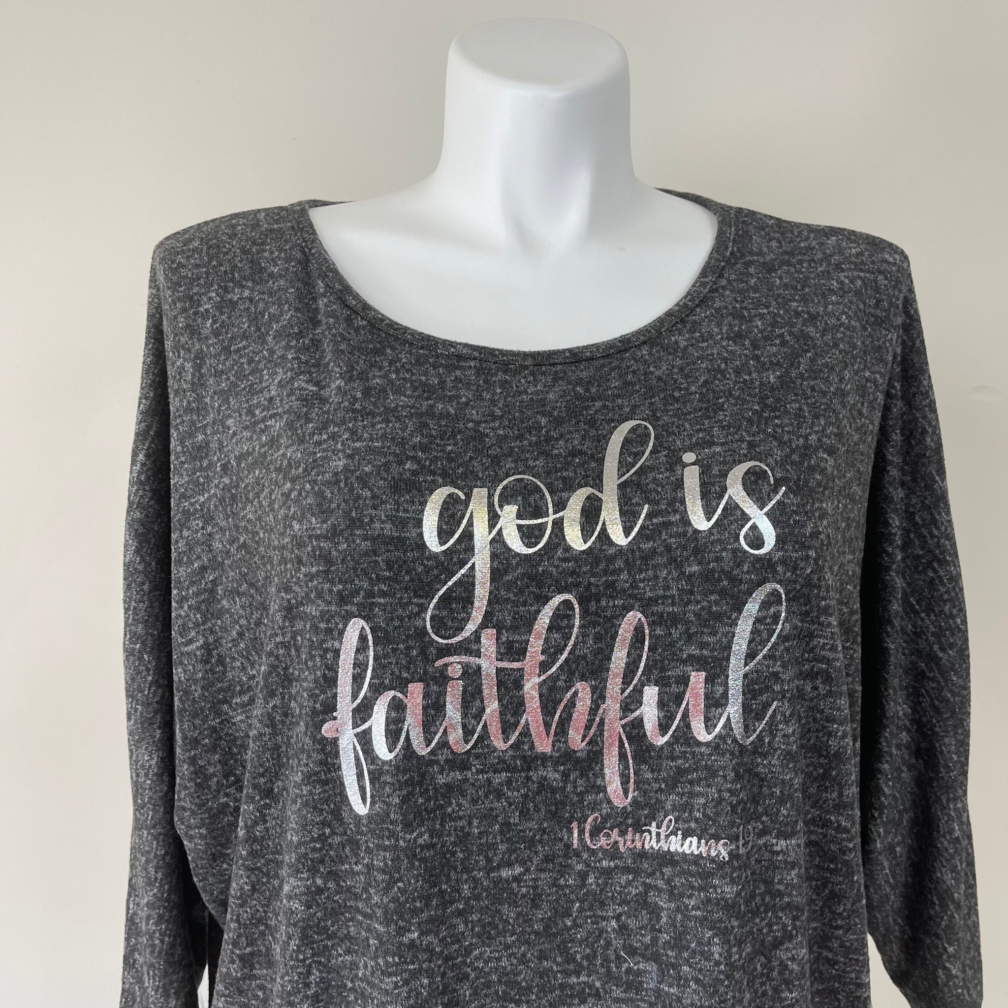 89th & Madison Plus Size Inspirational Shirt