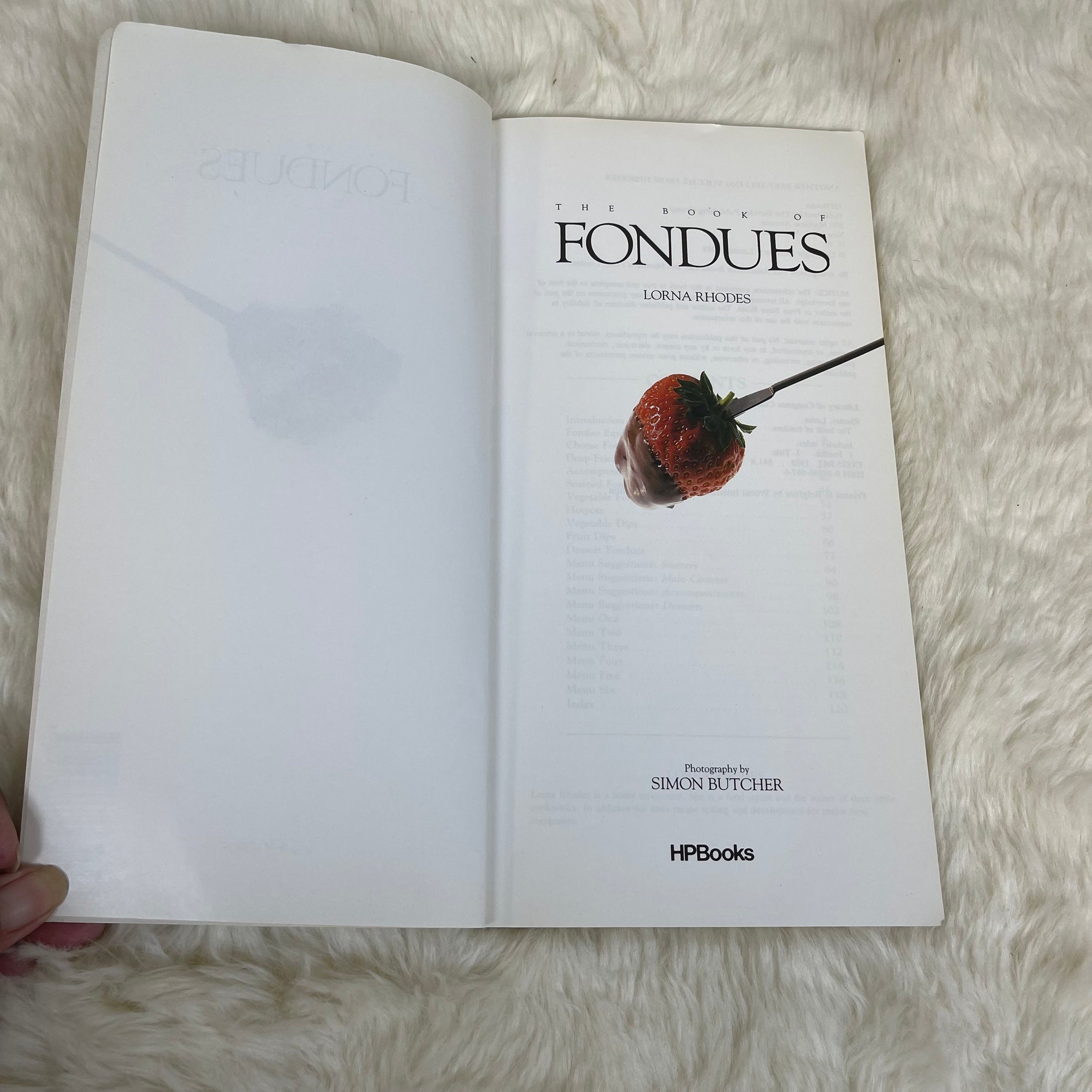 Vintage Cookbook “The Book of Fondues”