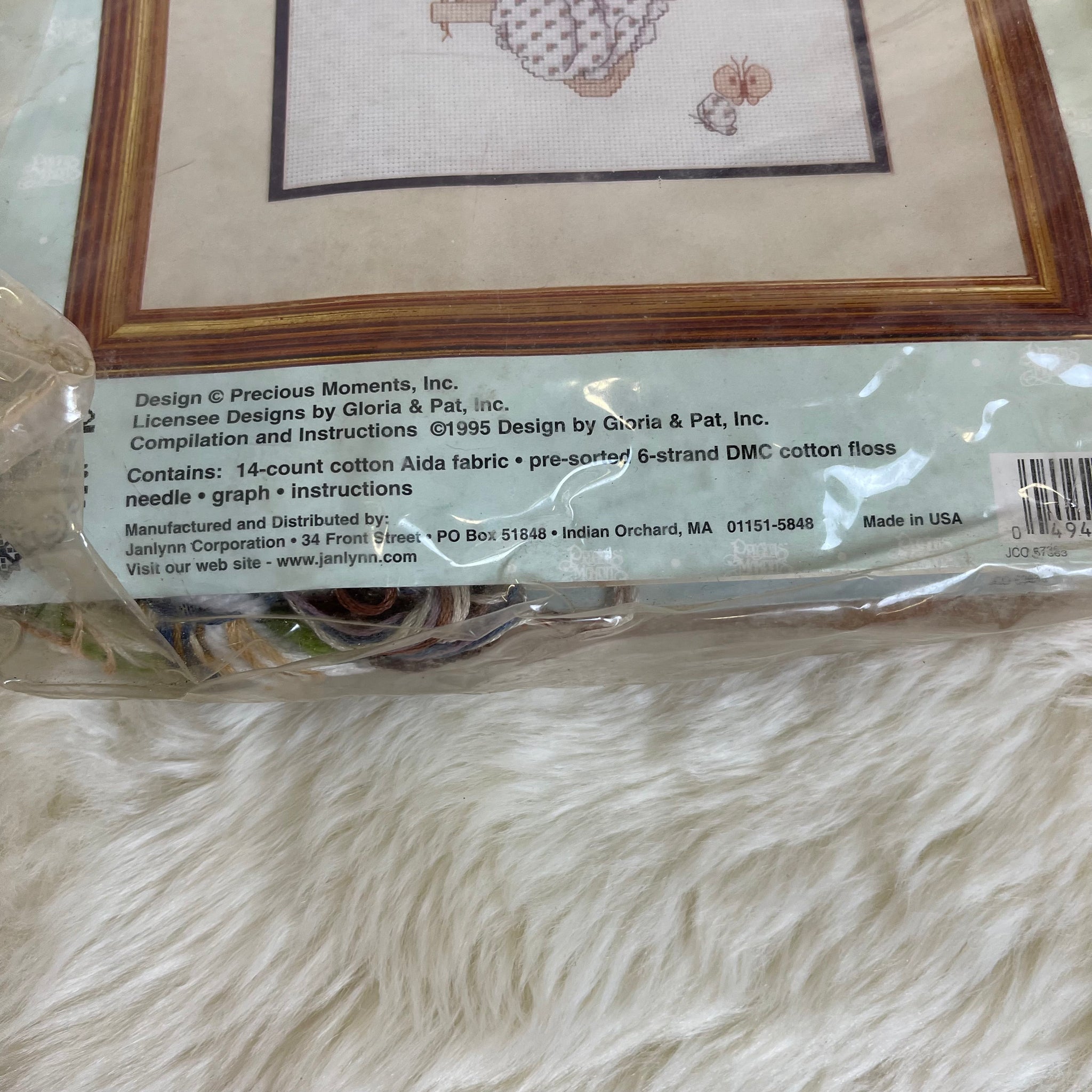 Vintage Precious Moments Counted Cross Stitch Kit