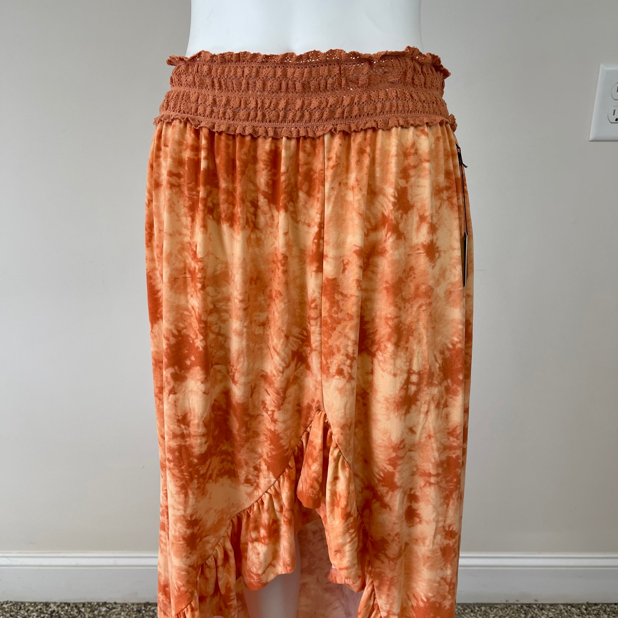 Poof New York Tie Dyed Hi-Low Skirt