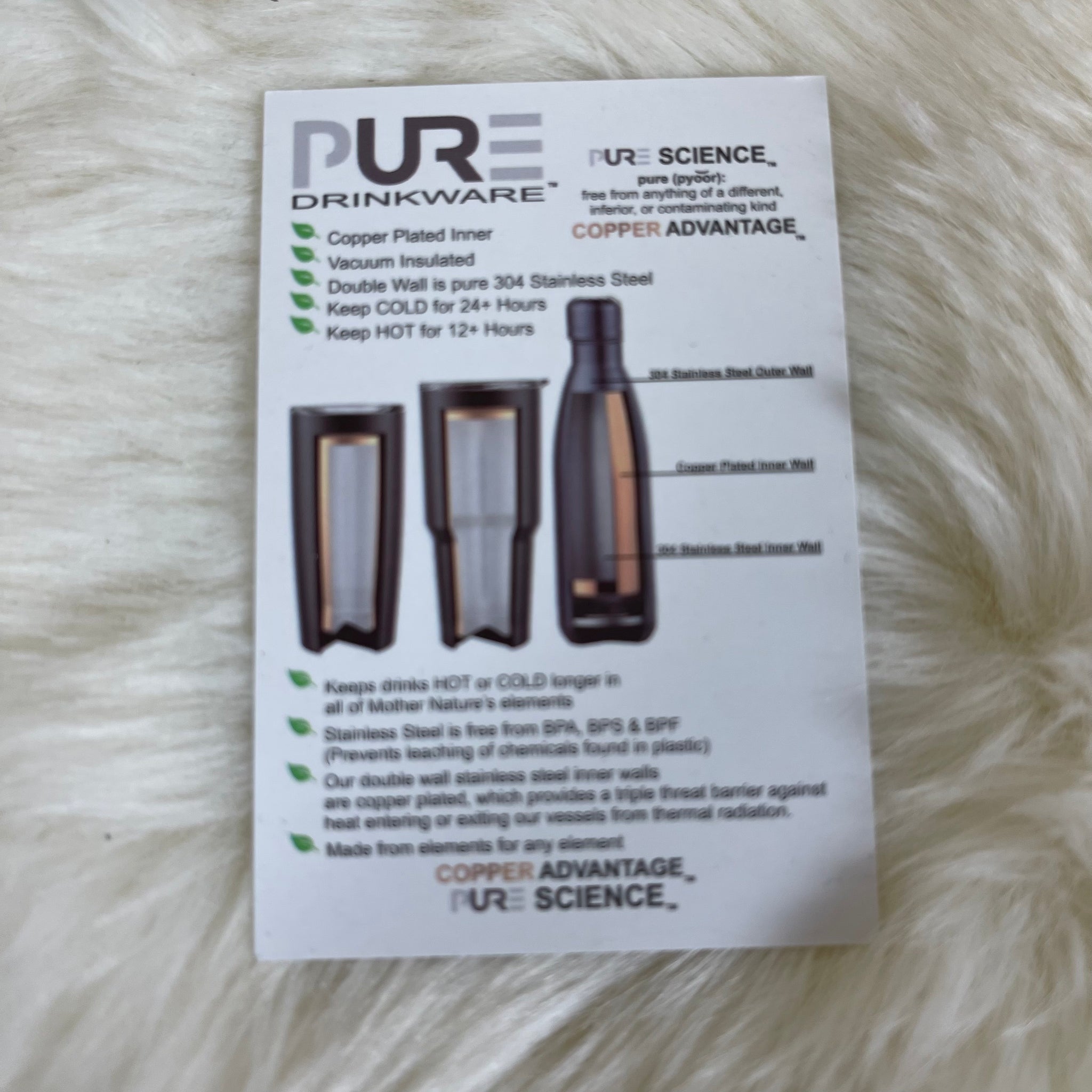 Pure 22 Oz. Cooper Advantage Cup
