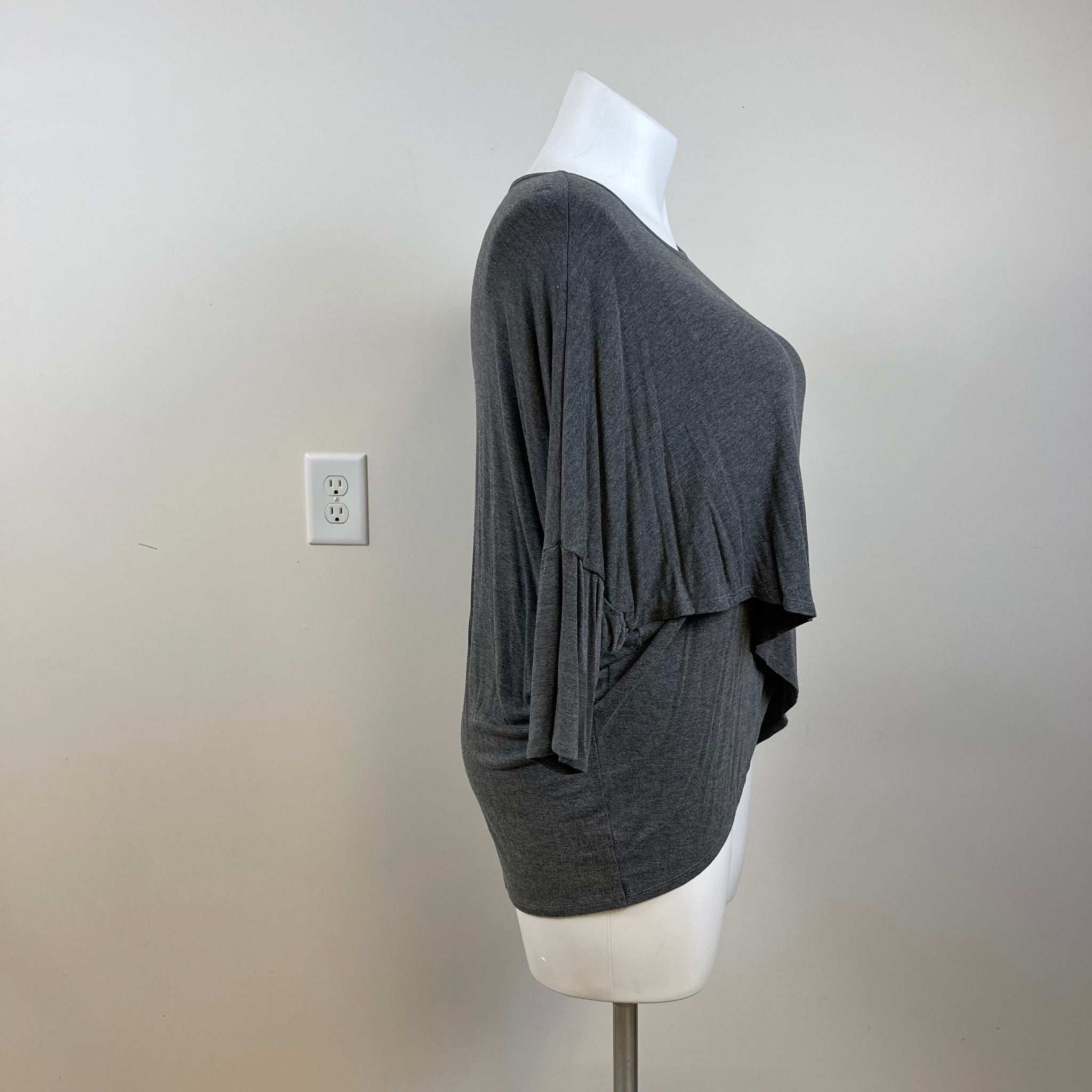 Kim & Cami Poncho Style Shirt