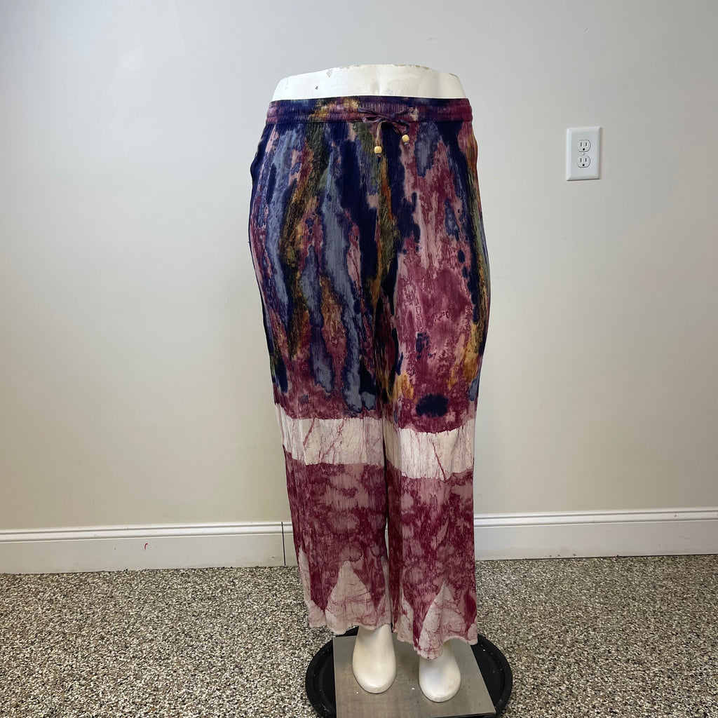 Etc. by: Lazy Daisy Plus Size Tie Dyed Pants