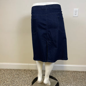 Woman Within Plus Size Jean Skirt